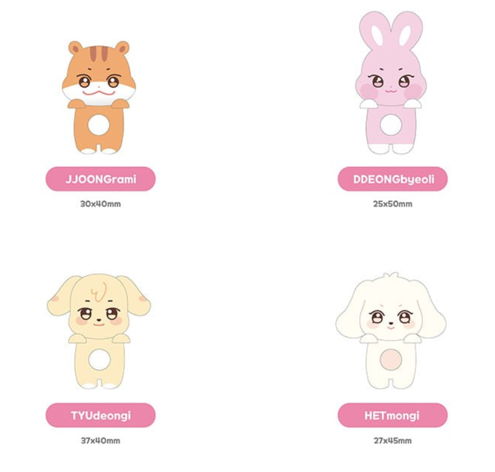 MINI DECO FIGURE ATEEZ X ANITEEZ POP-UP STORE ANITEEZ IN COLOR MD