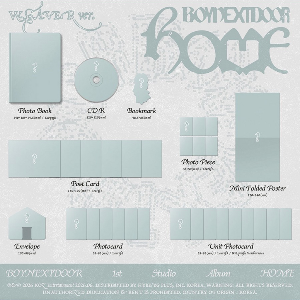 BOYNEXTDOOR – 1st Studio Album [HOME]