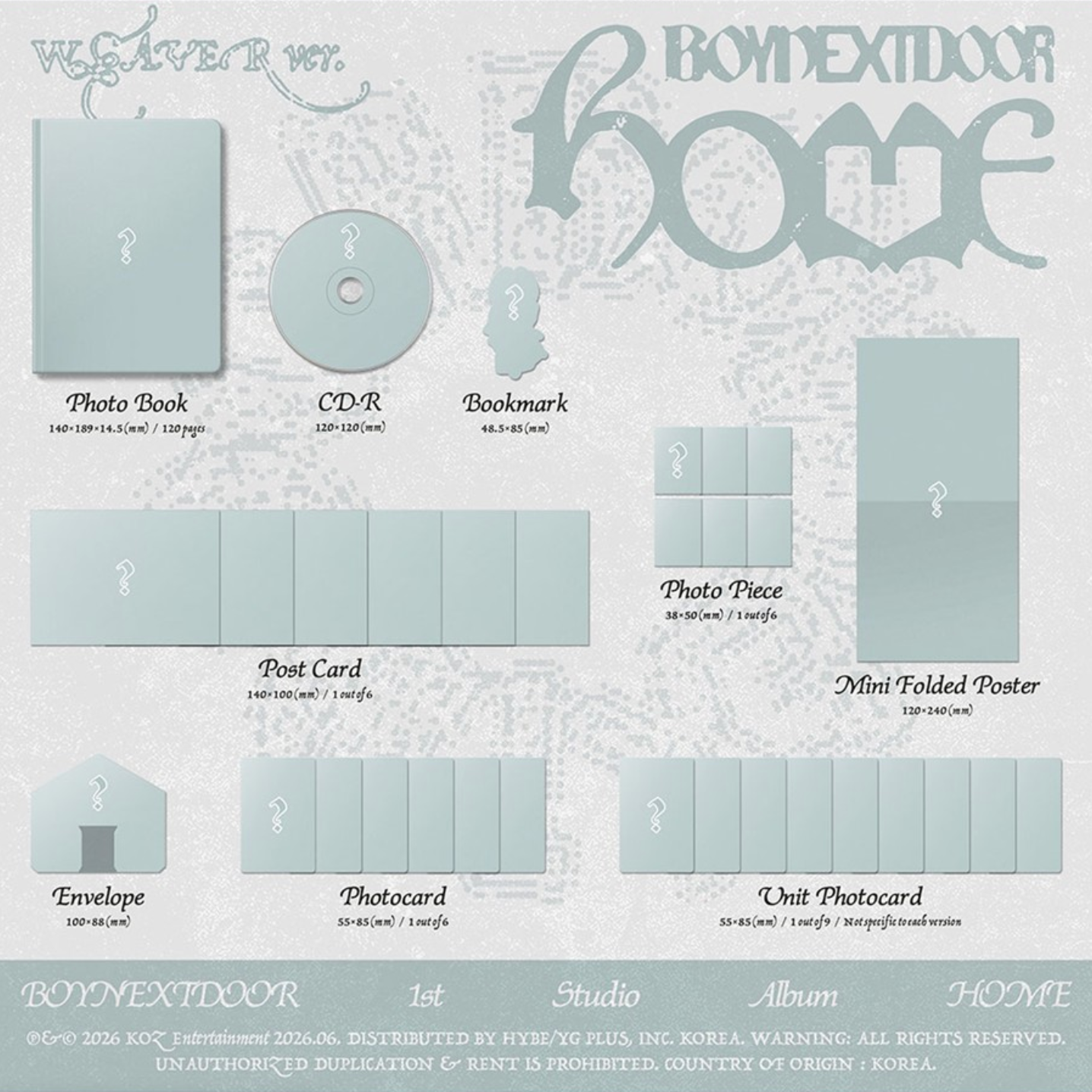BOYNEXTDOOR – 1st Studio Album [HOME]