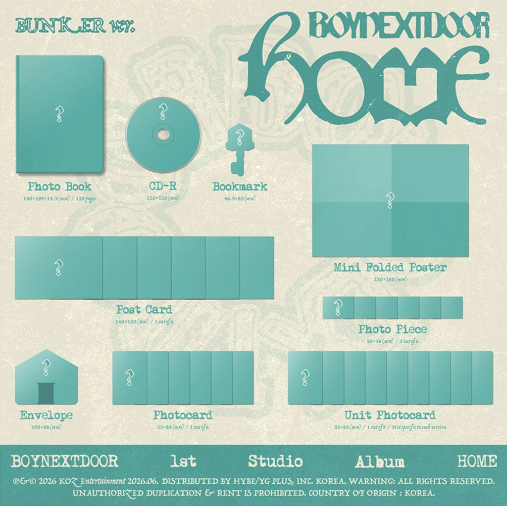 BOYNEXTDOOR – 1st Studio Album [HOME]