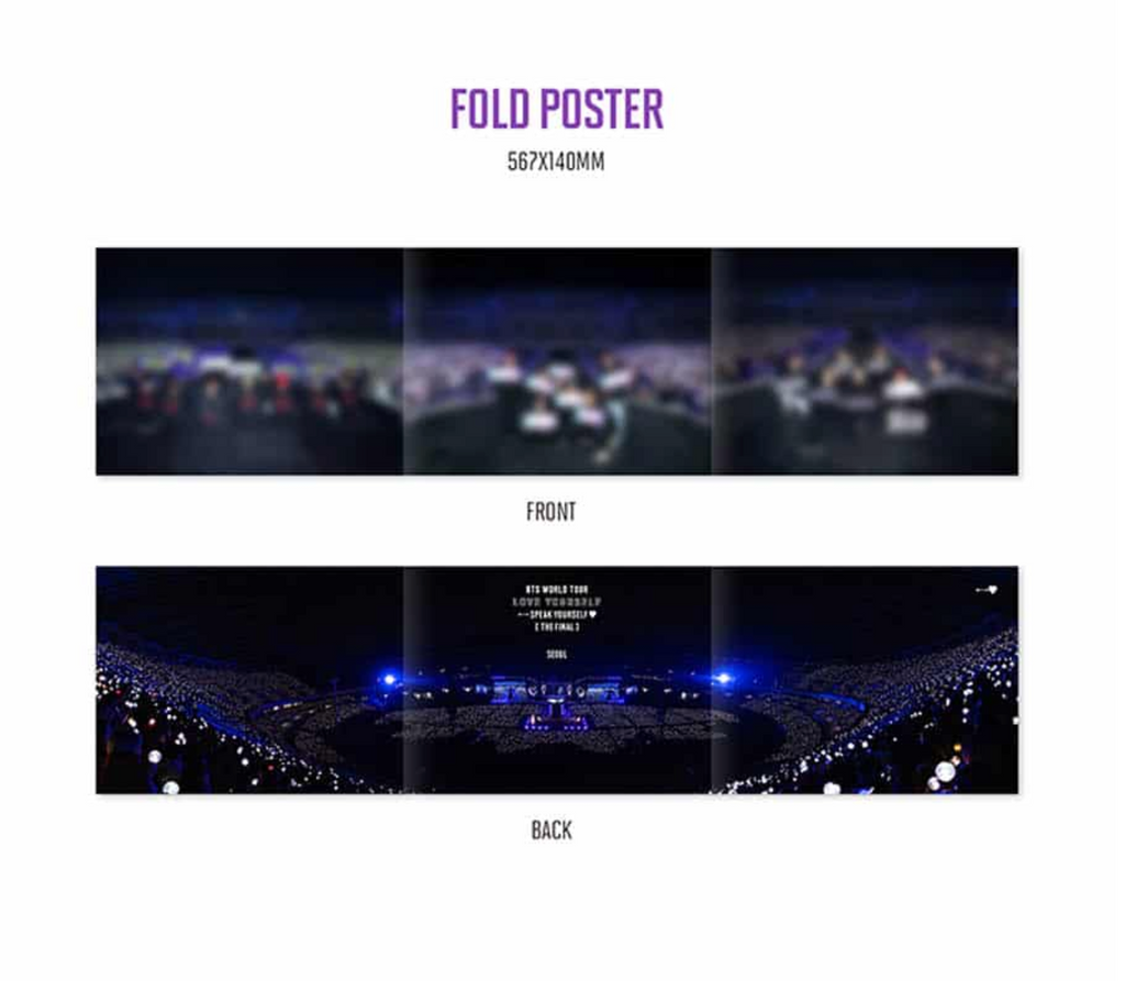 BTS - WORLD TOUR 'LOVE YOURSELF : SPEAK YOURSELF' [THE FINAL] DVD