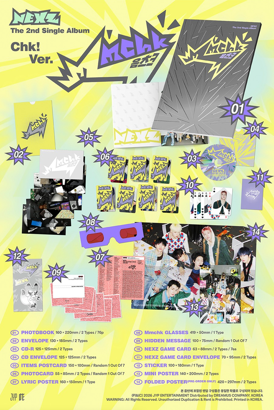 NEXZ – The 2nd Single Album [Mmchk] (Umm…ver. / Chk! ver.)