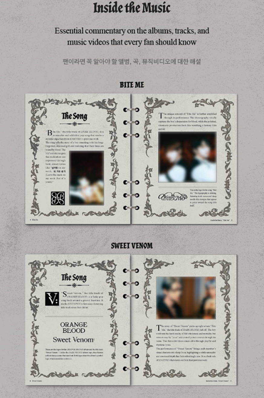 ENHYPEN Lyrics Guide Binder Book