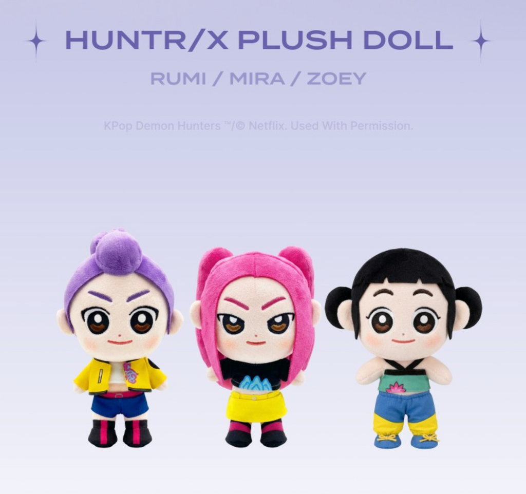 KPOP DEMON HUNTERS - HUNTR/X PLUSH DOLL OFFICIAL NETFLIX