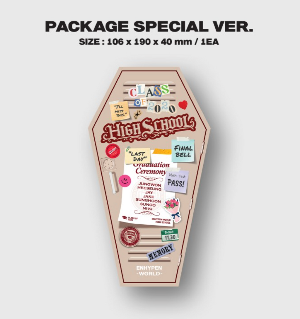 ENHYPEN - WORLD COUPON CARD COLLECTION] HIGH SCHOOL SPECIAL VER.