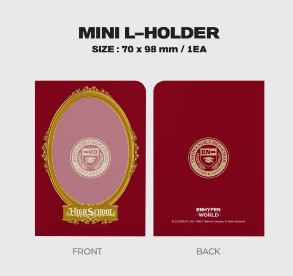ENHYPEN - WORLD COUPON CARD COLLECTION] HIGH SCHOOL SPECIAL VER.