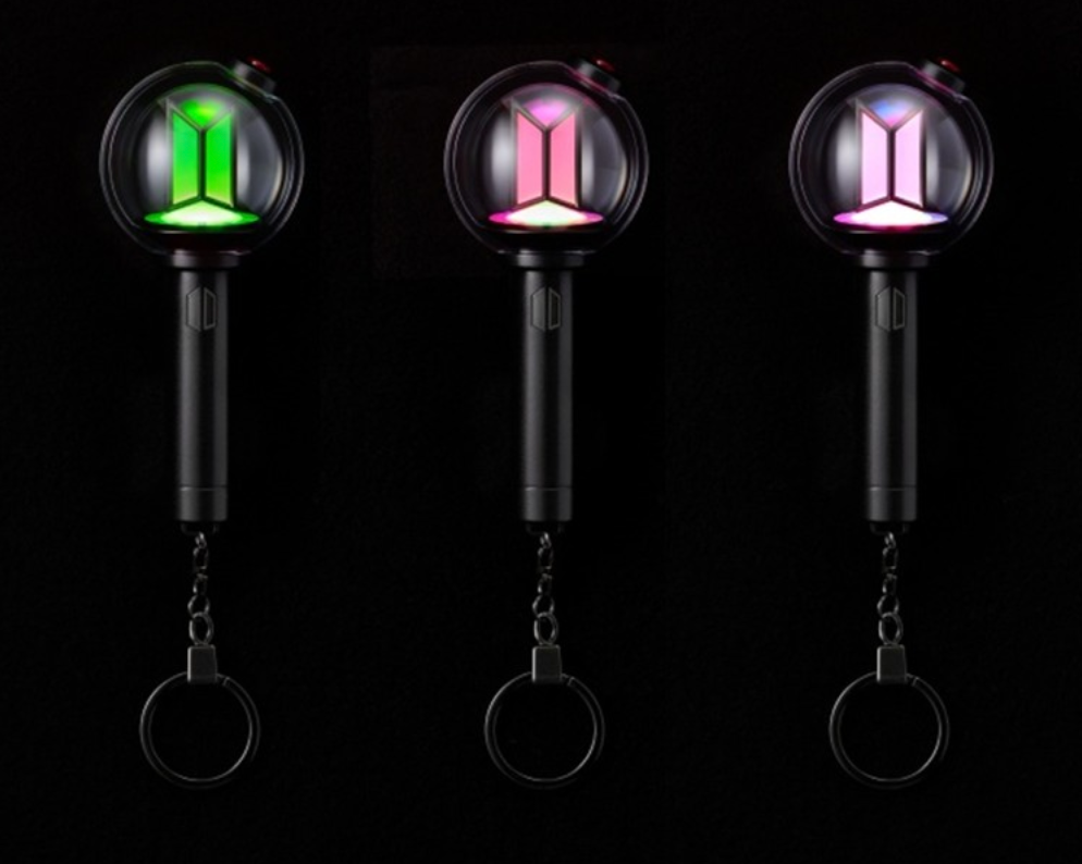 BTS OFFICIAL LIGHT STICK KEYRING VER.4