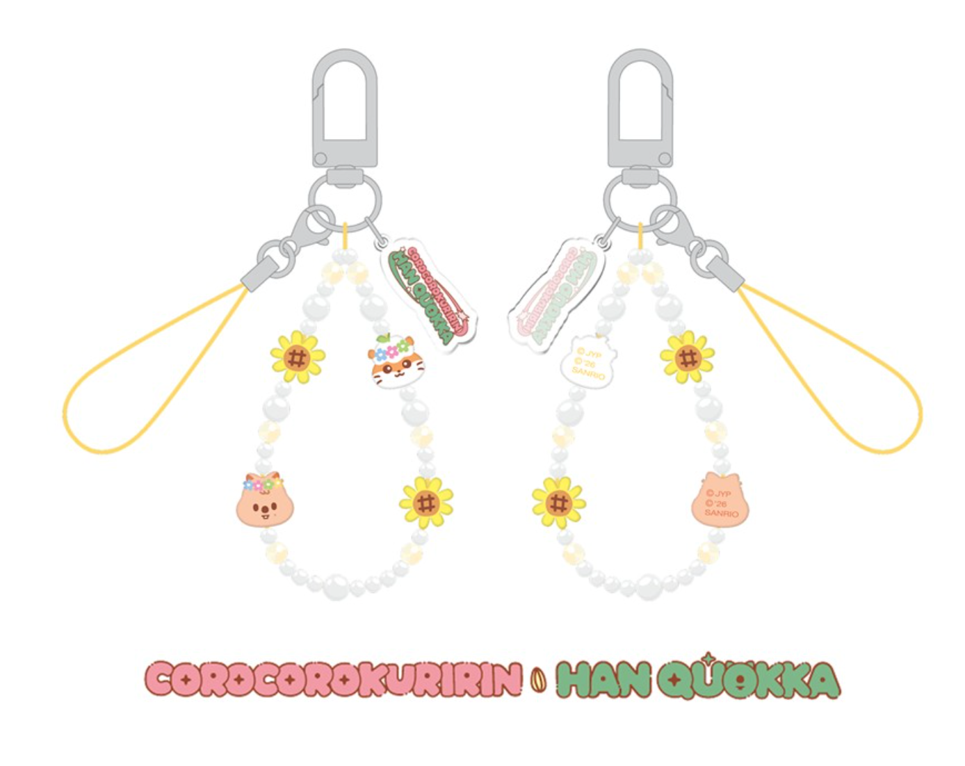 Stray Kids SKZOO X SANRIO CHARACTERS PHONE BEADS STRAP