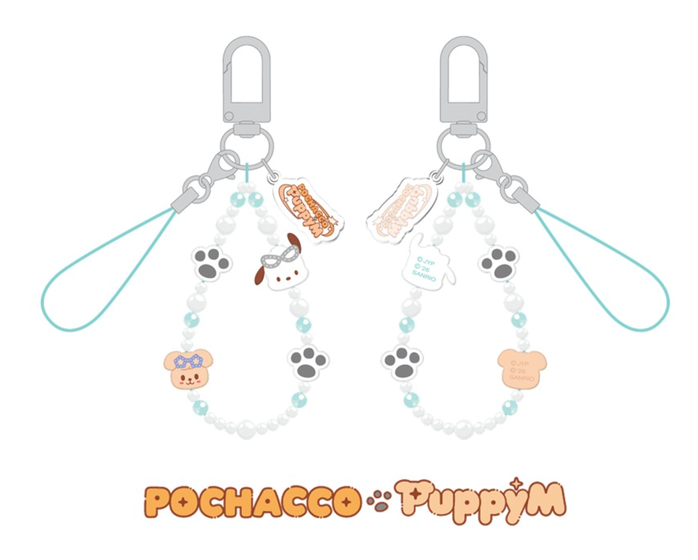 Stray Kids SKZOO X SANRIO CHARACTERS PHONE BEADS STRAP