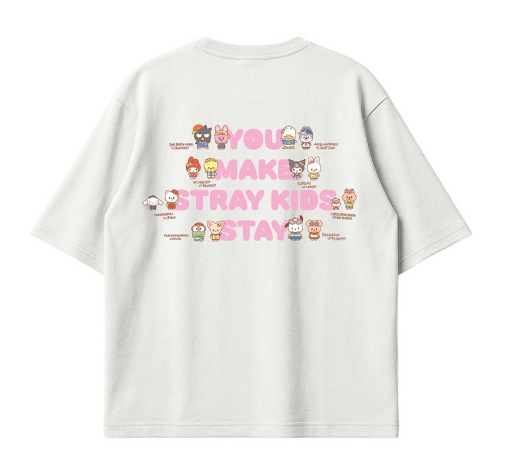Stray Kids SKZOO X SANRIO CHARACTERS T-SHIRT