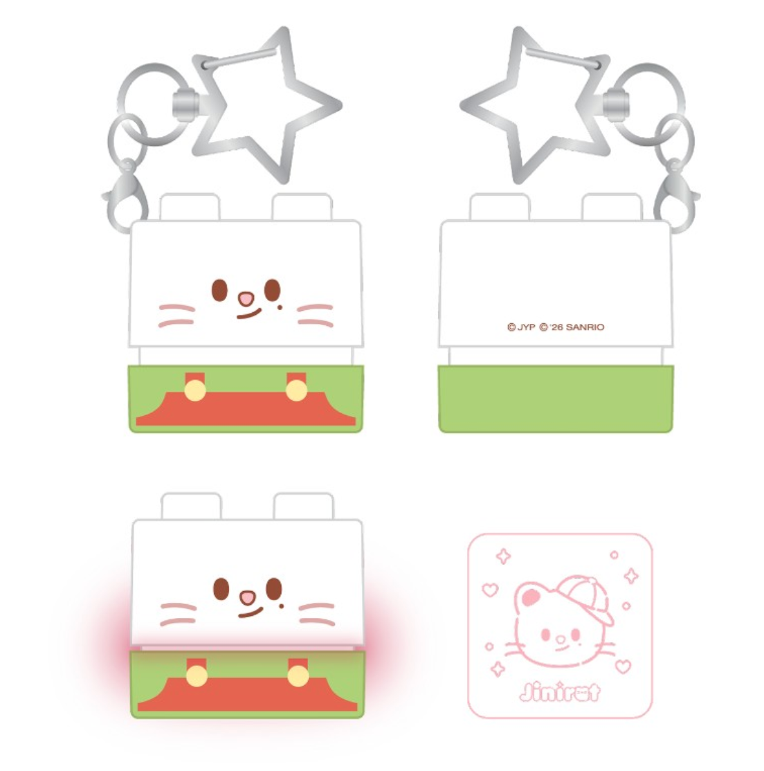 Stray Kids SKZOO X SANRIO CHARACTERS SECRET BLOCK STAMP