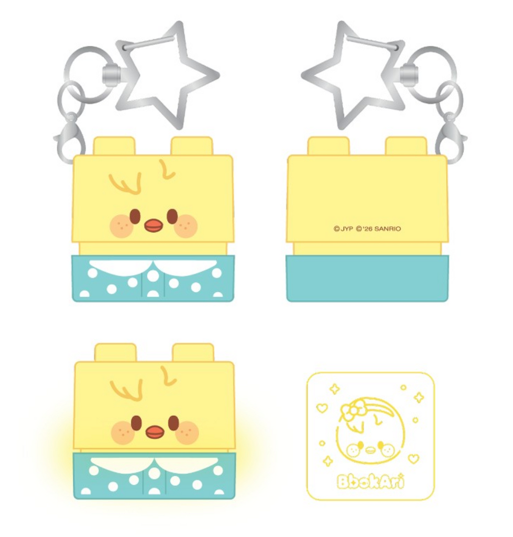 Stray Kids SKZOO X SANRIO CHARACTERS SECRET BLOCK STAMP