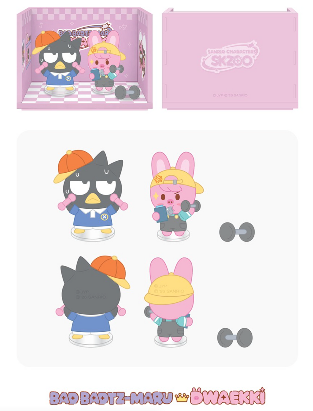Stray Kids SKZOO X SANRIO CHARACTERS ROOM FIGURE