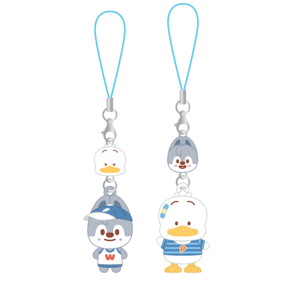 Stray Kids SKZOO X SANRIO CHARACTERS MINI FIGURE COUPLE KEYRING