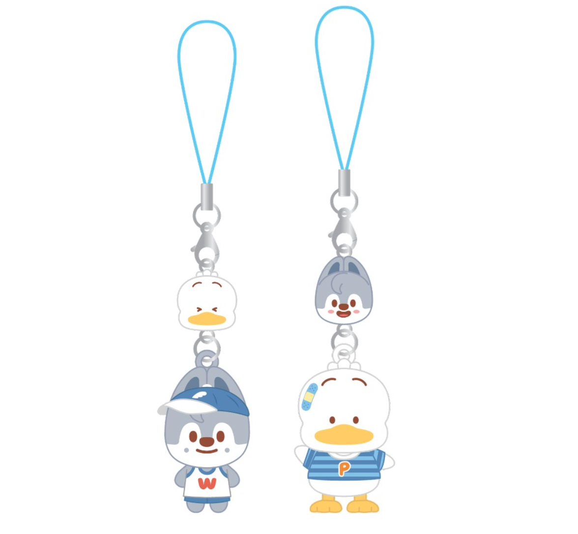 Stray Kids SKZOO X SANRIO CHARACTERS MINI FIGURE COUPLE KEYRING