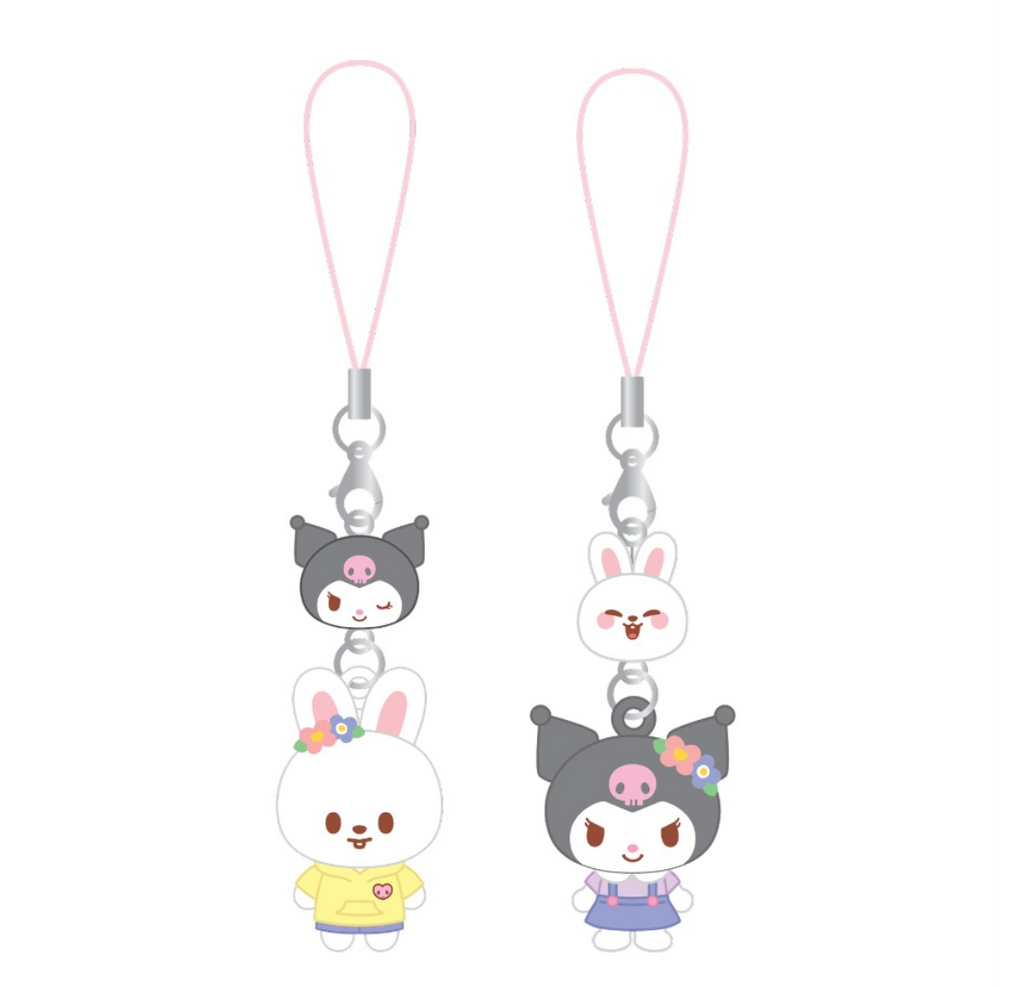 Stray Kids SKZOO X SANRIO CHARACTERS MINI FIGURE COUPLE KEYRING