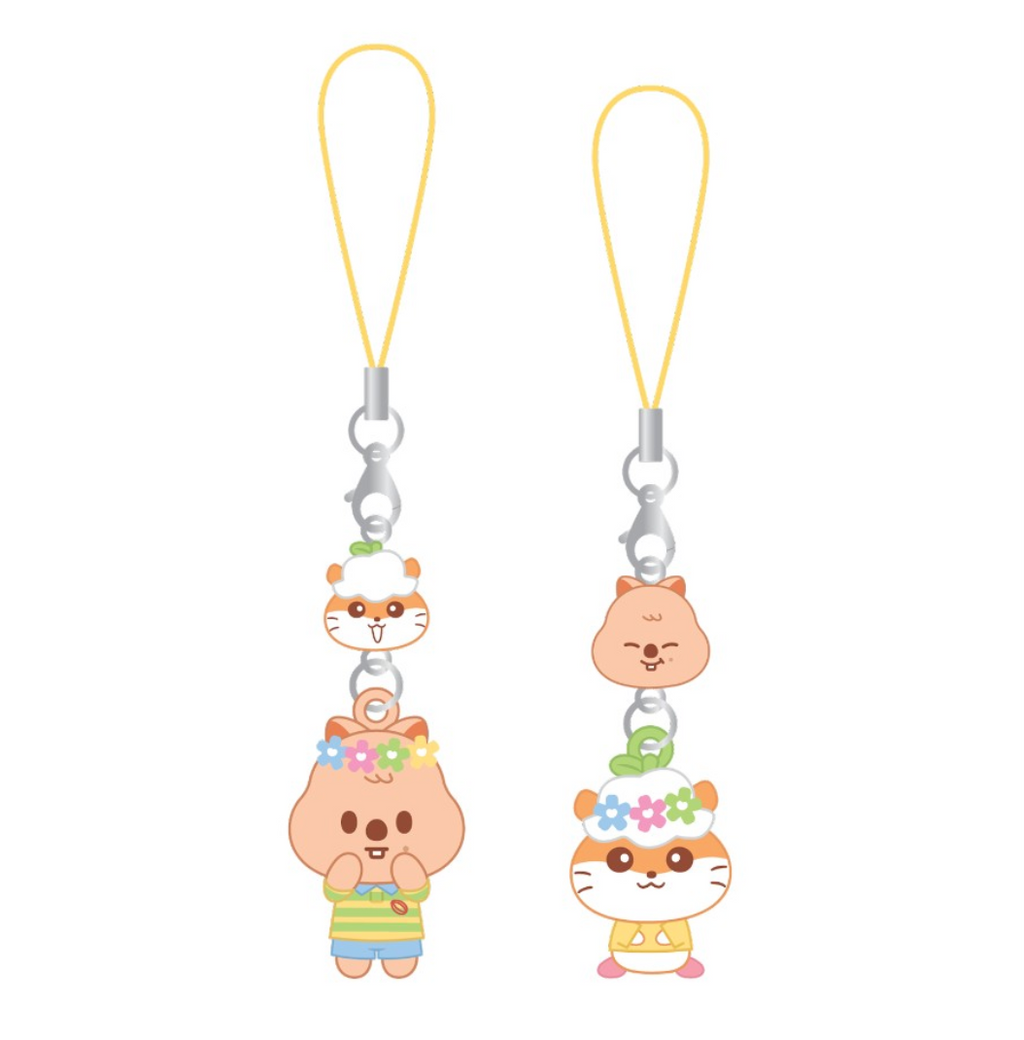 Stray Kids SKZOO X SANRIO CHARACTERS MINI FIGURE COUPLE KEYRING
