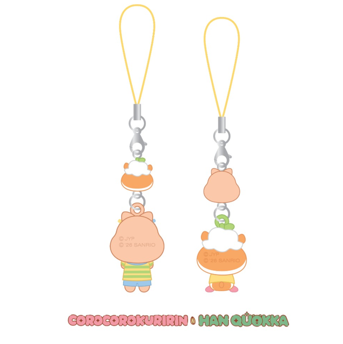 Stray Kids SKZOO X SANRIO CHARACTERS MINI FIGURE COUPLE KEYRING
