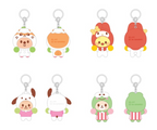 Stray Kids SKZOO X SANRIO CHARACTERS SECRET FLOCKED FIGURE KEYRING (CHEER UP Ver.)