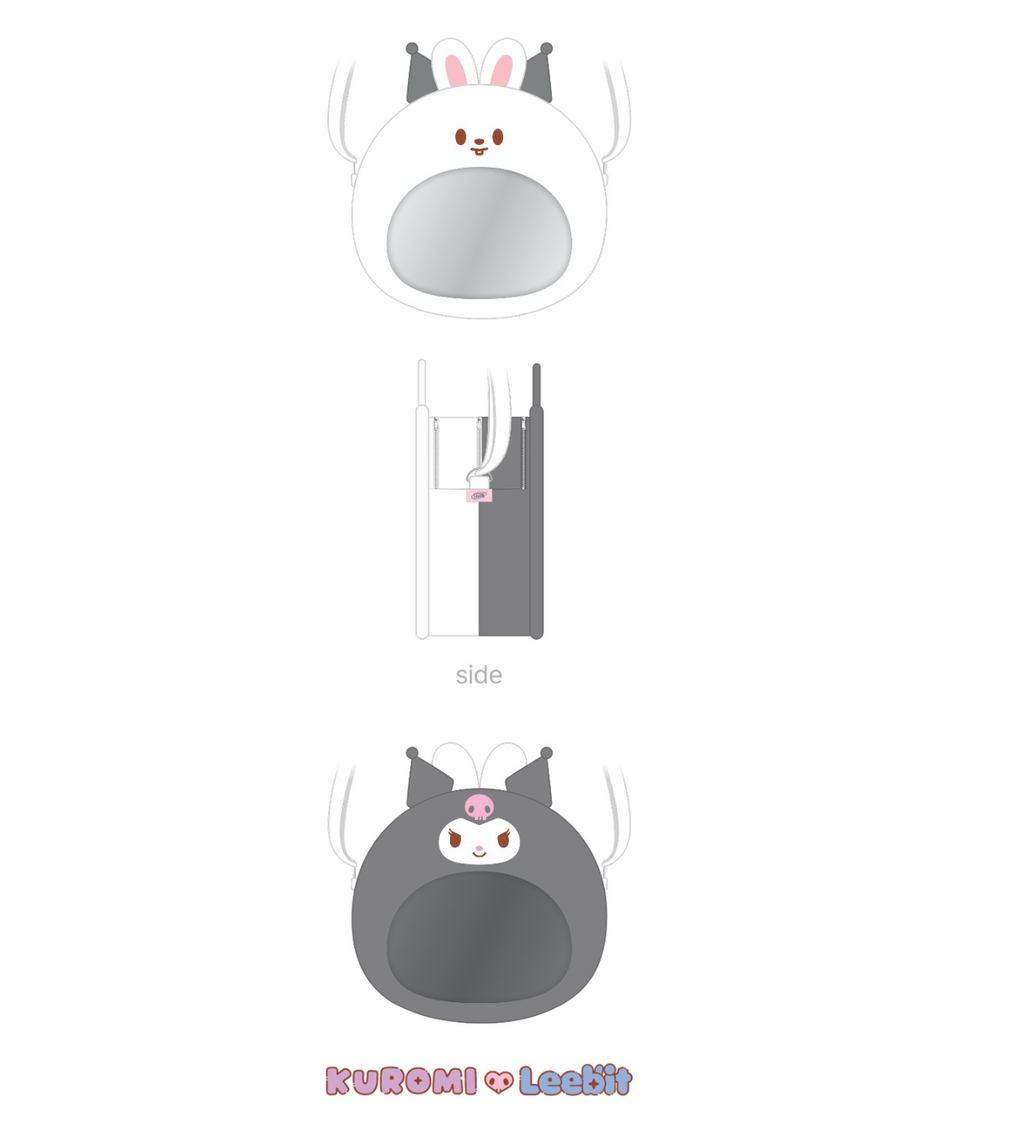 Stray Kids SKZOO X SANRIO CHARACTERS PLUSH PVC CROSS BAG