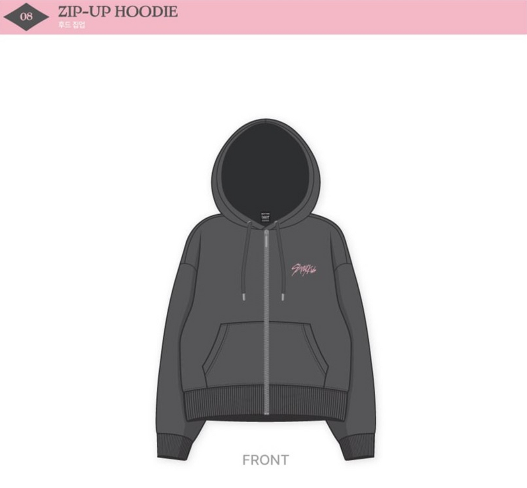 Stray Kids DO IT MD 08. ZIP-UP HOODIE