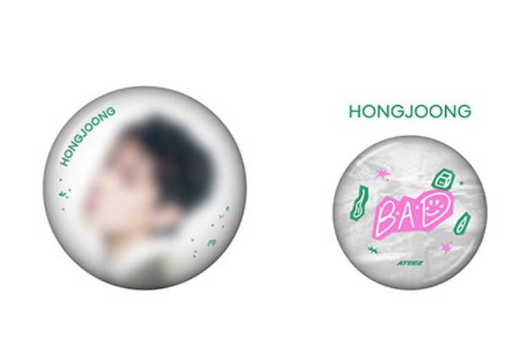 ATEEZ GOLDEN HOUR : Part.5 MD CAN BADGE SET