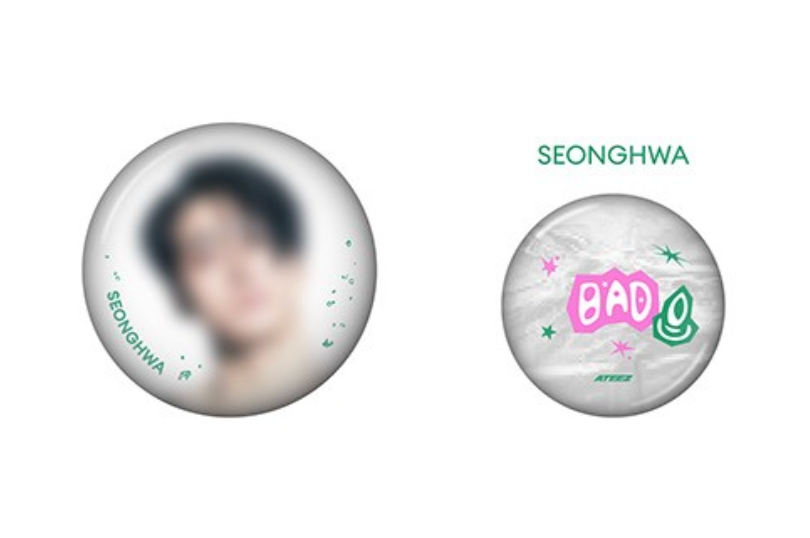 ATEEZ GOLDEN HOUR : Part.5 MD CAN BADGE SET