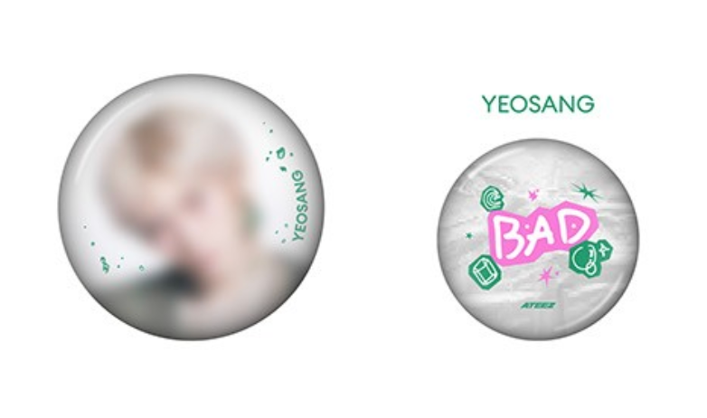 ATEEZ GOLDEN HOUR : Part.5 MD CAN BADGE SET