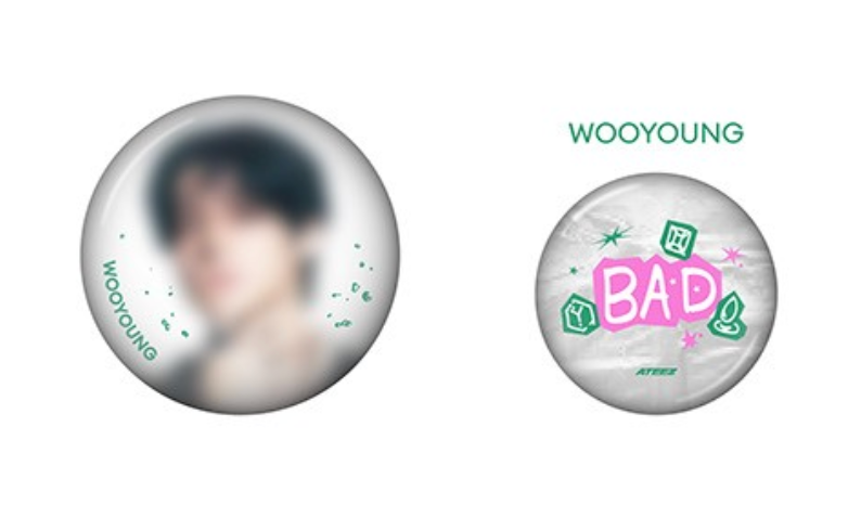 ATEEZ GOLDEN HOUR : Part.5 MD CAN BADGE SET
