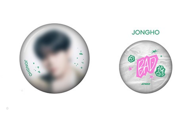 ATEEZ GOLDEN HOUR : Part.5 MD CAN BADGE SET