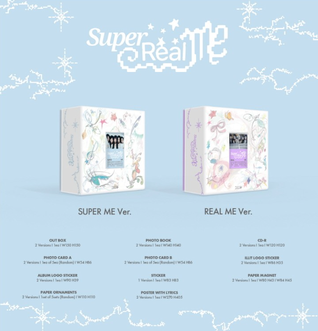 ILLIT - [SUPER REAL ME] (1ST MINI ALBUM)