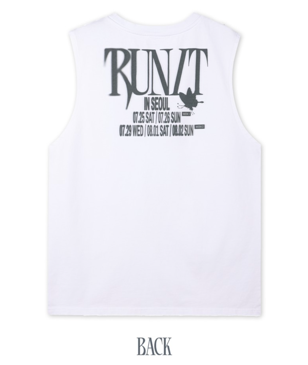 SLEEVELESS TOP Stray Kids World Tour RUN IT MD
