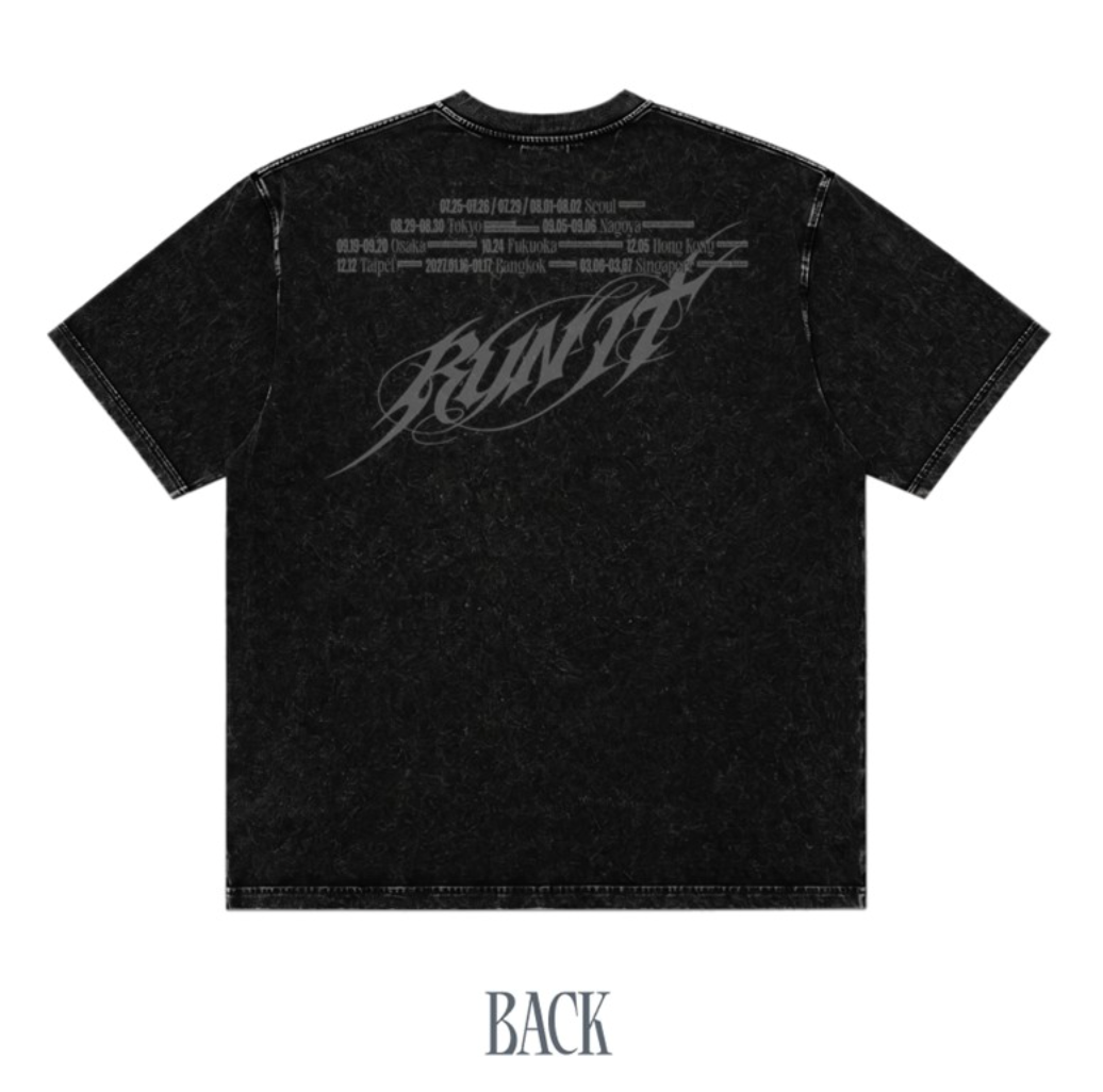 T-SHIRT Stray Kids World Tour RUN IT MD