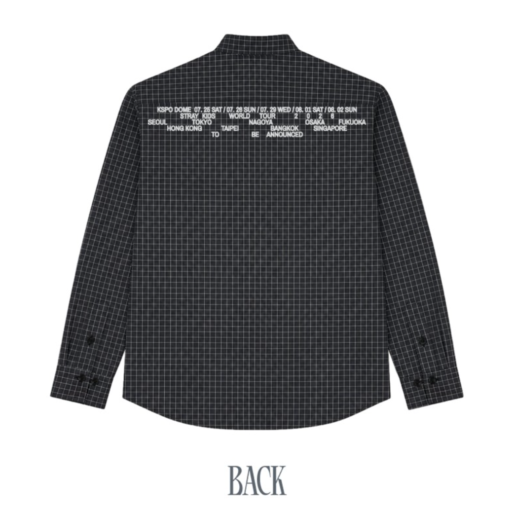 CHECK SHIRT Stray Kids World Tour RUN IT MD