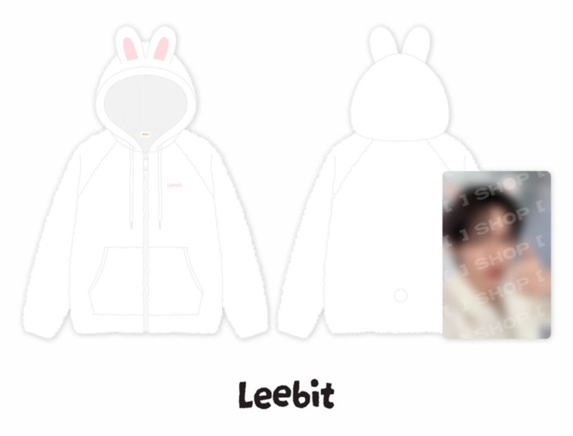 SKZOO FLEECE HOOD ZIP-UP Stray Kids World Tour RUN IT MD