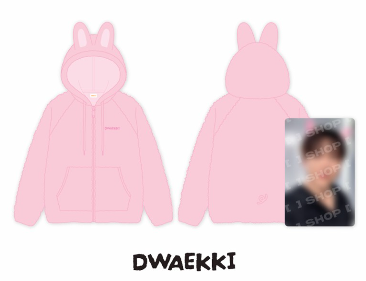 SKZOO FLEECE HOOD ZIP-UP Stray Kids World Tour RUN IT MD