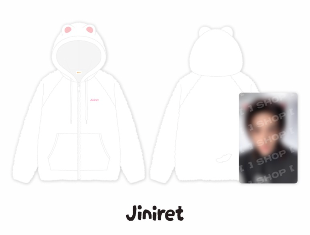SKZOO FLEECE HOOD ZIP-UP Stray Kids World Tour RUN IT MD