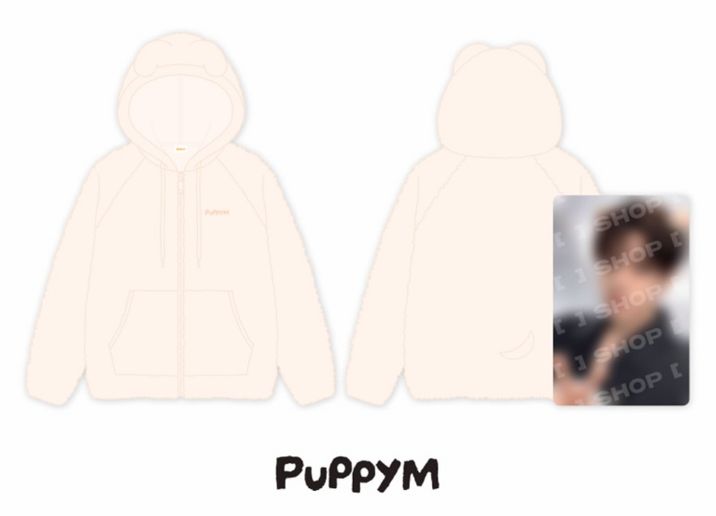 SKZOO FLEECE HOOD ZIP-UP Stray Kids World Tour RUN IT MD
