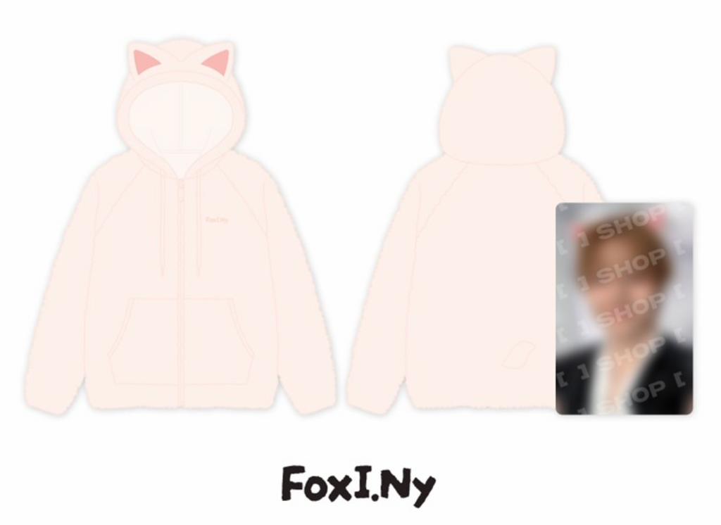 SKZOO FLEECE HOOD ZIP-UP Stray Kids World Tour RUN IT MD