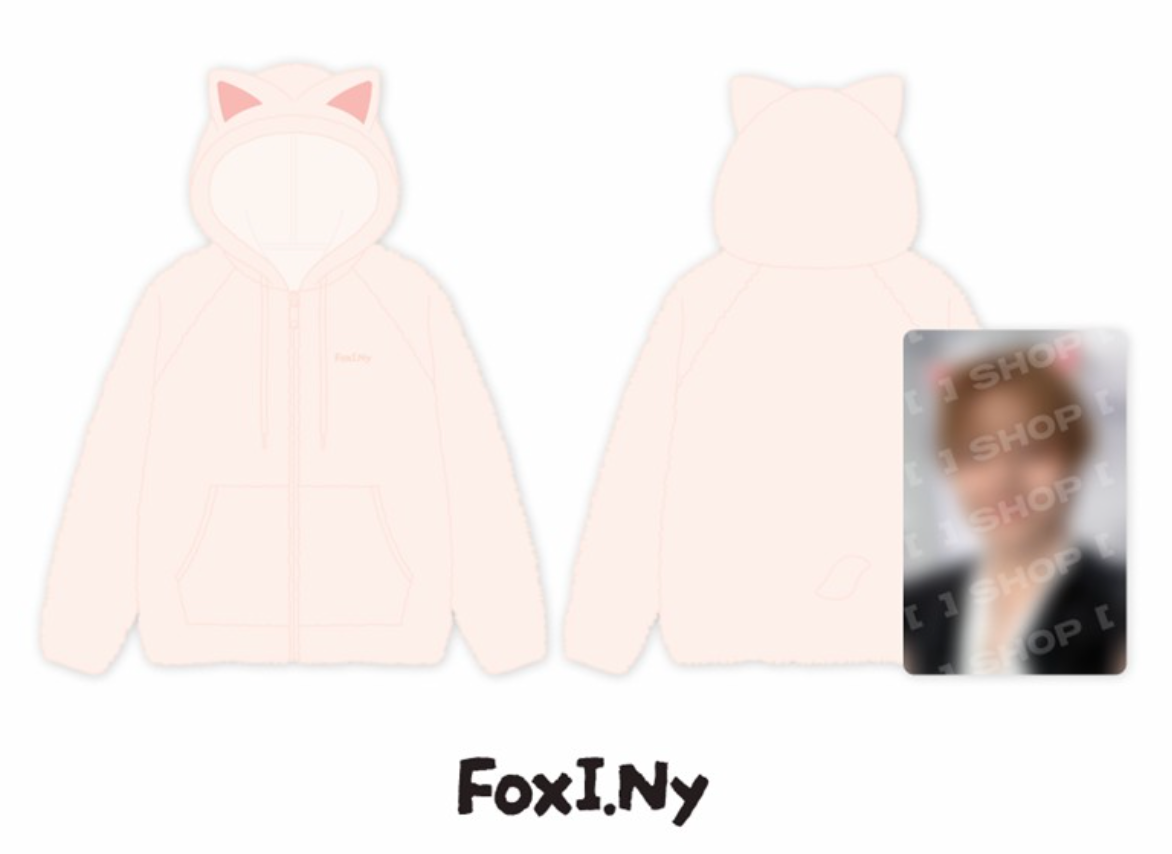 SKZOO FLEECE HOOD ZIP-UP Stray Kids World Tour RUN IT MD