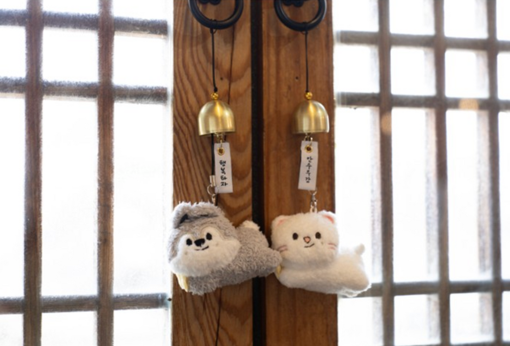 SKZOO PLUSH DOOR BELL KEYRING Stray Kids World Tour RUN IT MD