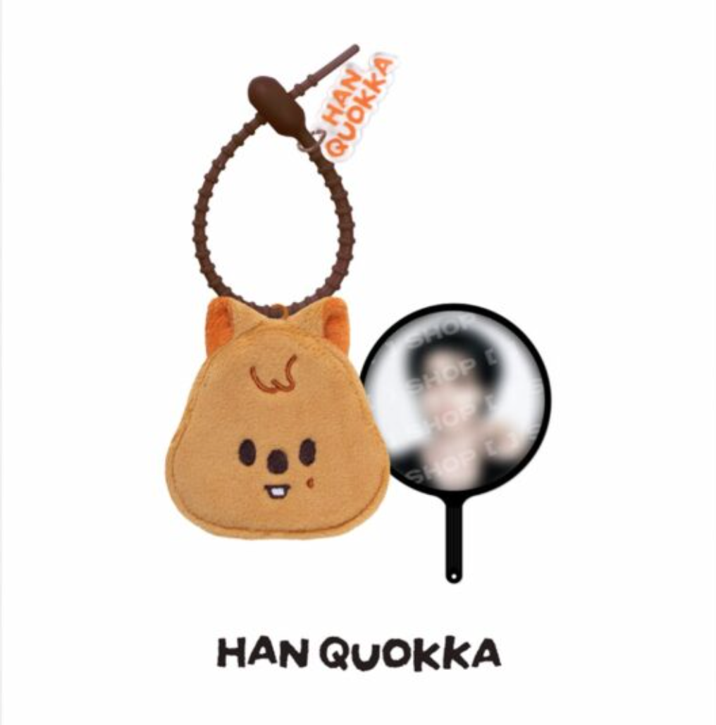 SKZOO PLUSH MINI PICKET KEYRING Stray Kids World Tour RUN IT MD