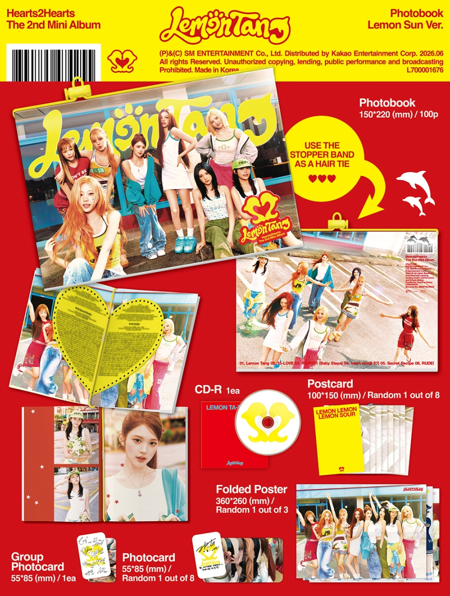 Hearts2Hearts – 2nd Mini Album [Lemon Tang] (Photobook Ver.)