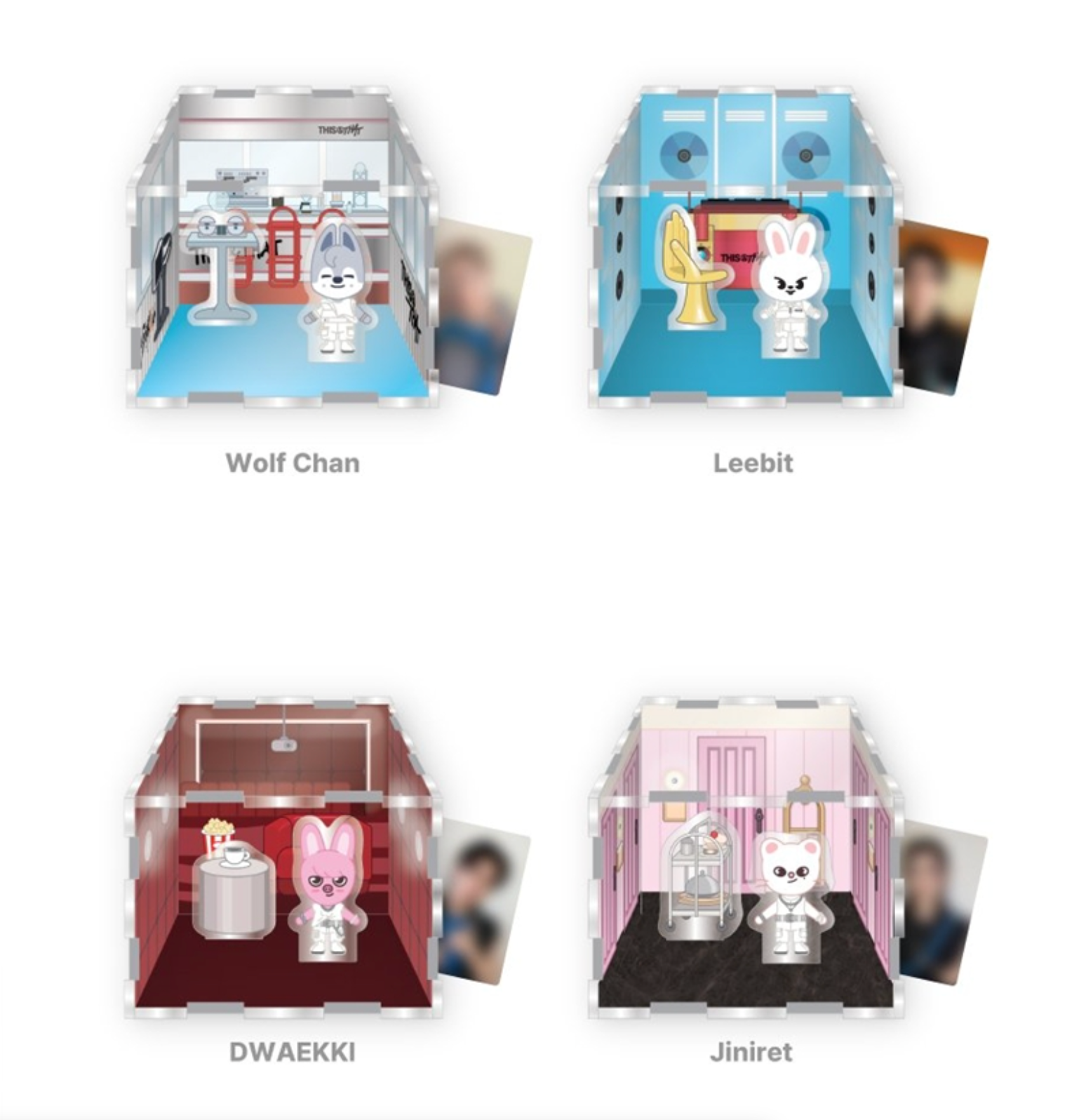 SKZOO ACRYLIC CONTAINER BOX Stray Kids THIS & THAT MD