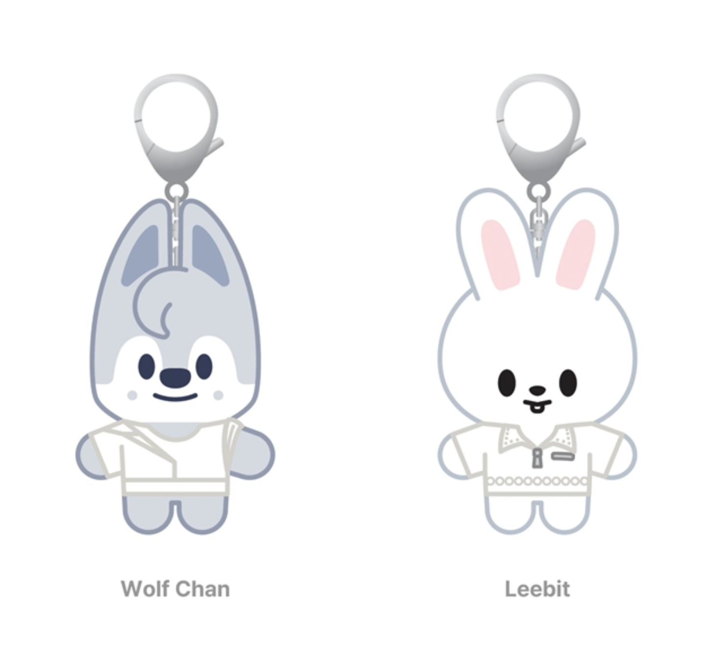 SKZOO COSTUME PLUSH KEYRING Stray Kids THIS & THAT MD