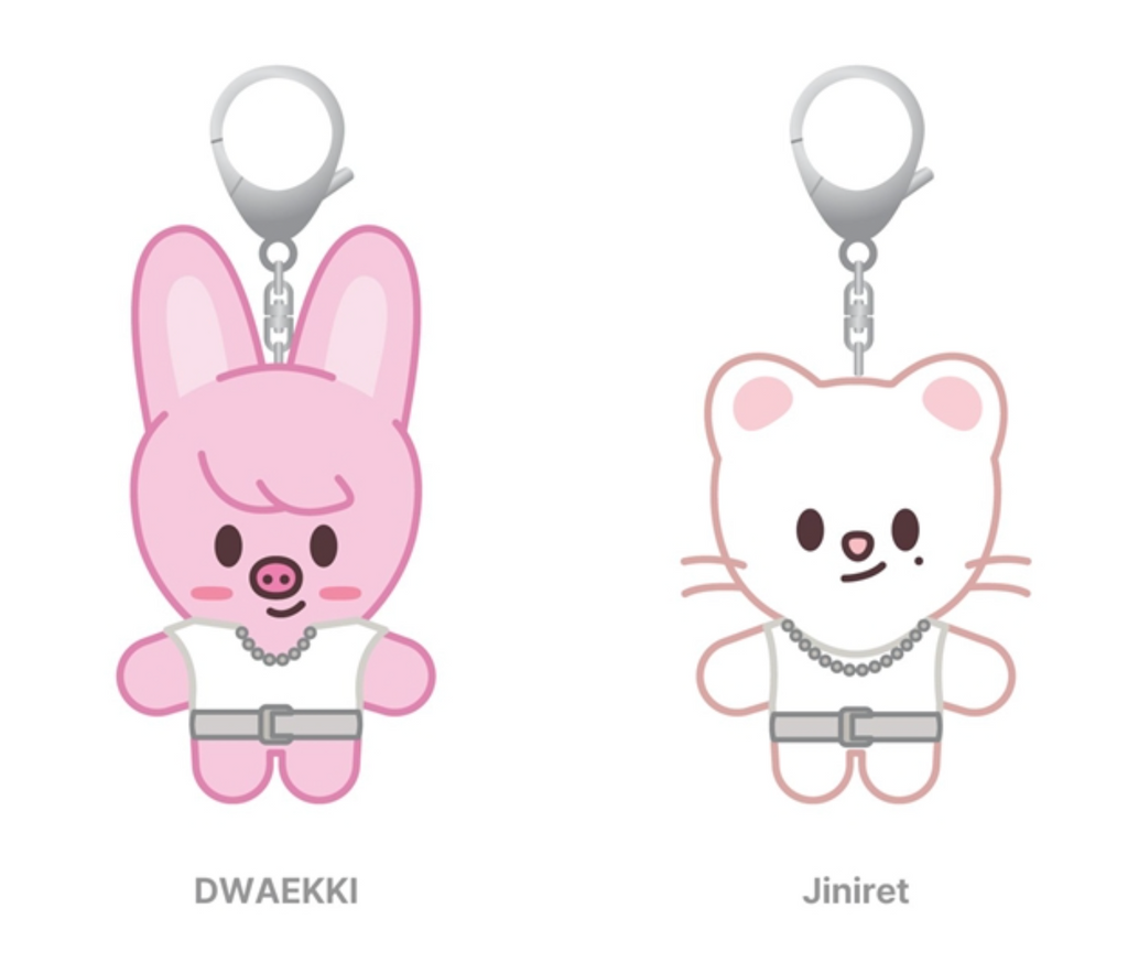 SKZOO COSTUME PLUSH KEYRING Stray Kids THIS & THAT MD