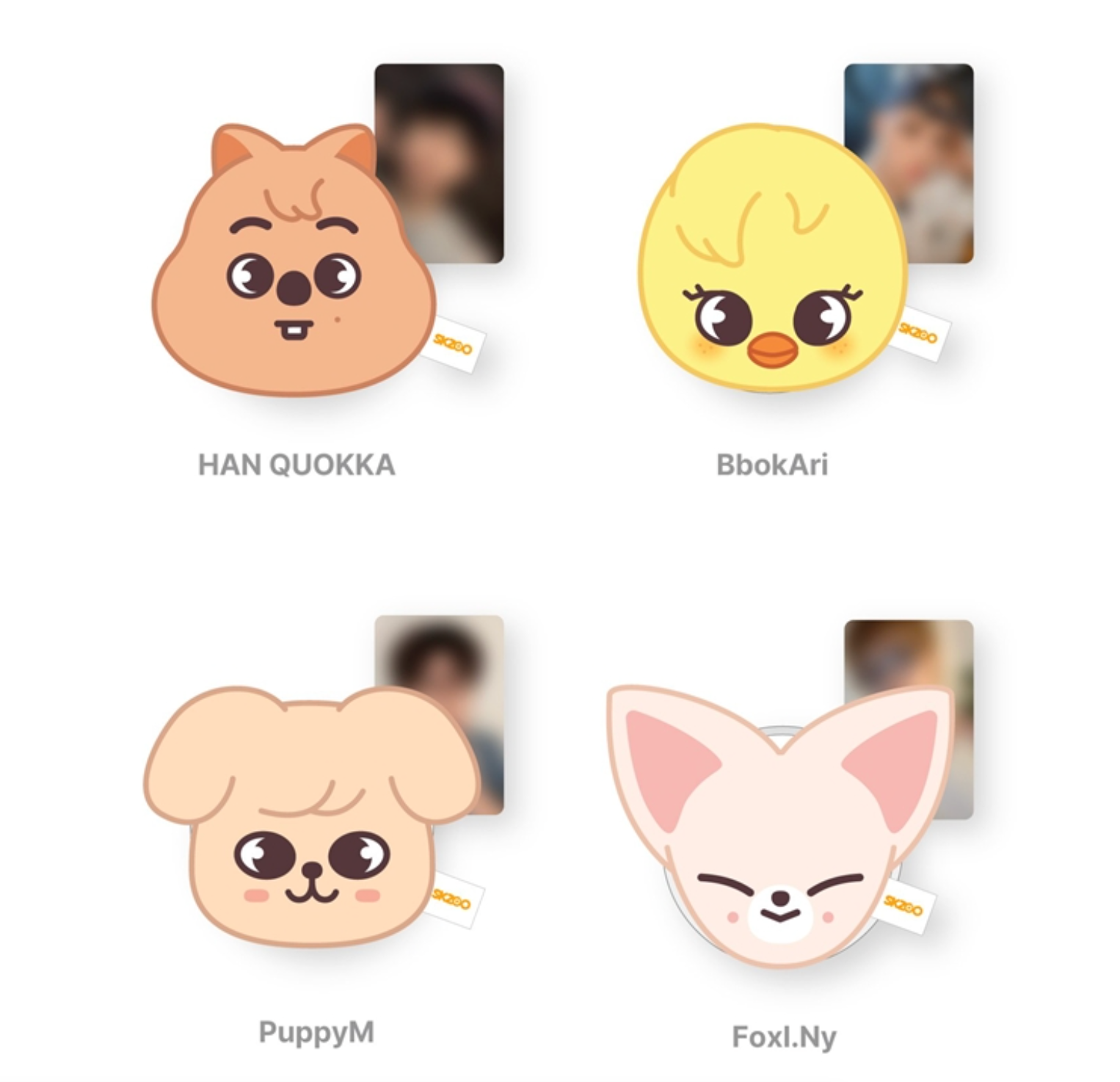 PLUSH MAGNETIC HOLDER Stray Kids THIS & THAT MD