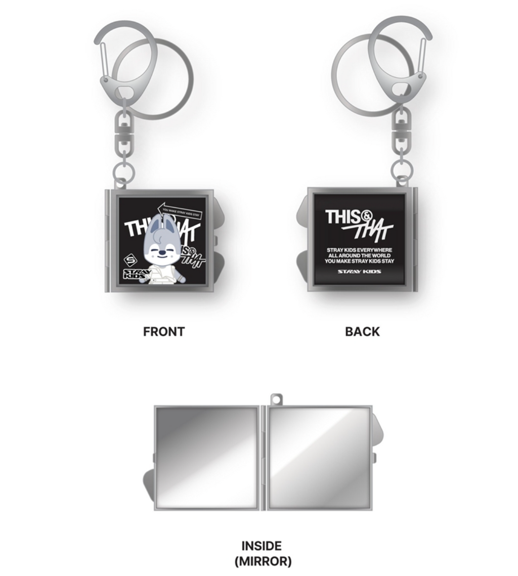 SKZOO MIRROR KEYRING Stray Kids THIS & THAT MD