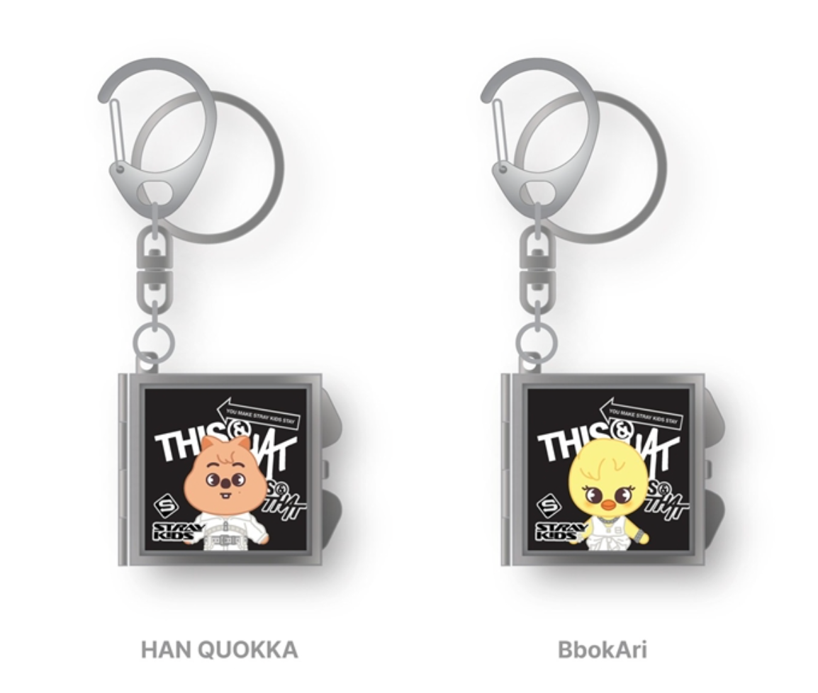SKZOO MIRROR KEYRING Stray Kids THIS & THAT MD