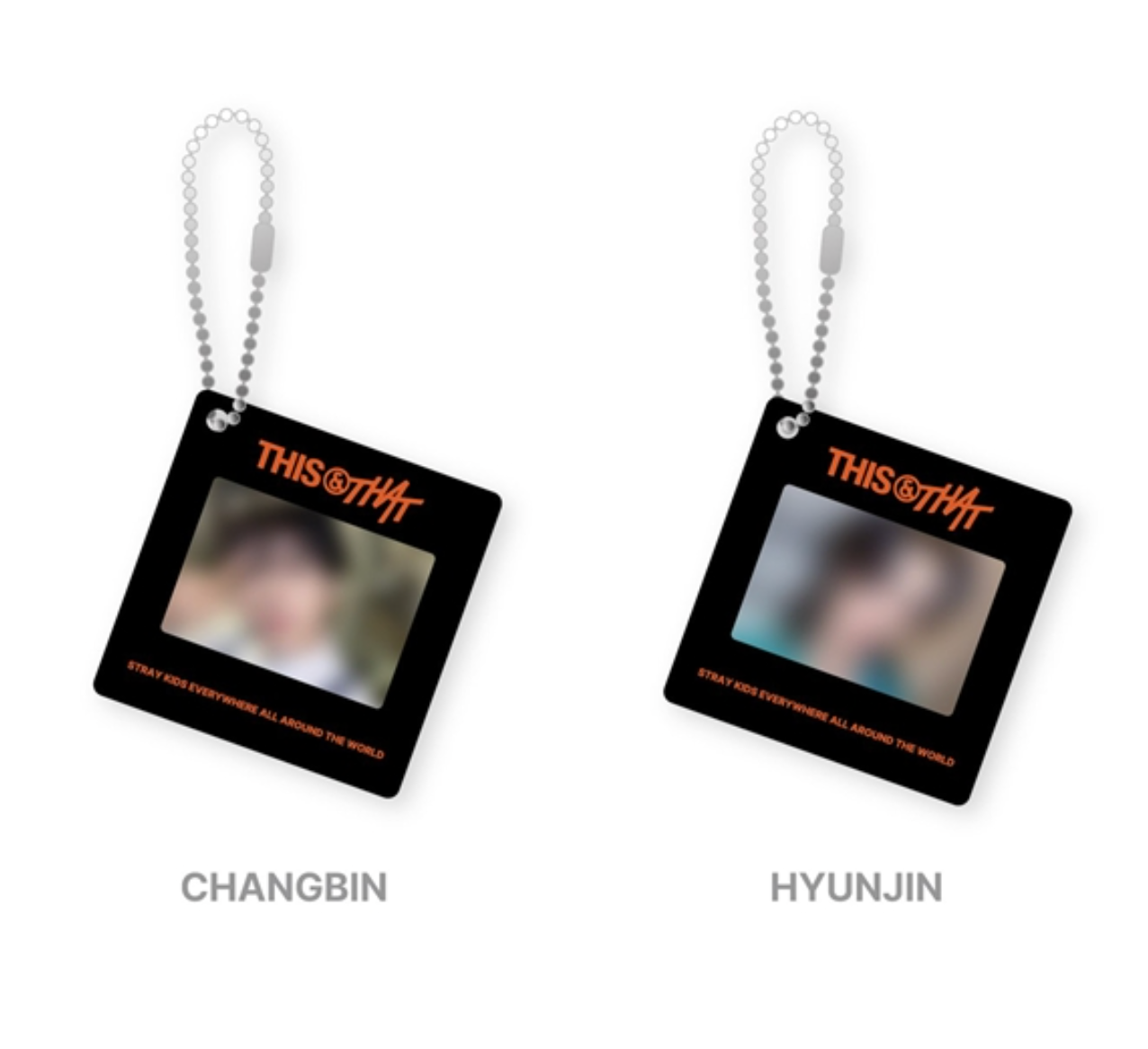 PHOTO KEYRING Stray Kids THIS & THAT MD